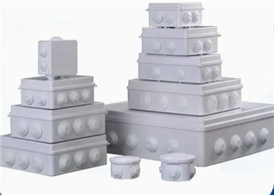 Outdoor 100x100x70mm IP65 Plastik Waterproof Junction Box ABS PC Kotak Listrik Dengan Susi Karet